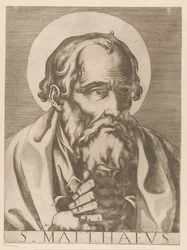 Saint Matteus S. Matthaeus (tittel på objekt) Kristus, Maria og de tolv apostlene (serietittel) Il sacrato collegio apostolico (serietittel)