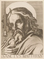 Saint Matteus Saint Matthias (tittel på objekt) Kristus, Maria og de tolv apostelen (serietittel) The Sacred Apostolic College (serietittel)