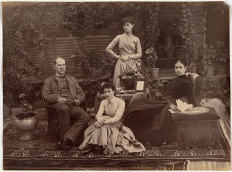 Sir Auckland Colvin og familie, Shimla