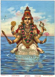 Kurma Avatar av Raja Ravi Varma