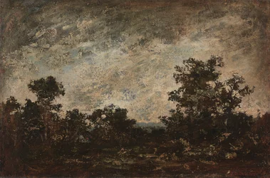 Indianerleir, ca. 1890 (olje på lerret)