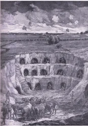 De moderne hulebeboerne, fra History of the Great War Vol 3 utgitt av Waverley Book Co Limited, ca. 1920