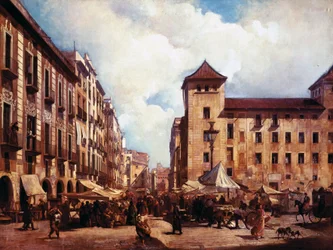 “Den gamle vandringen i Barcelona”