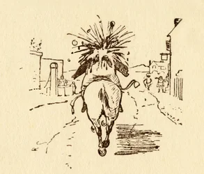 John Gilpins vinflasker eksploderer, 1878, c1918.