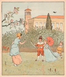 Hushjelpen og Jenny Wren, 1880.