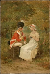 Den frivilliges frieri, 1798