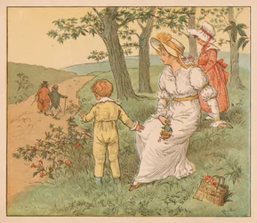 Går til Mouseys Hall, c1883.