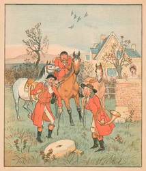 ...den neste tingen de fant, var en grynt, grindin grindle-stone..., 1880.