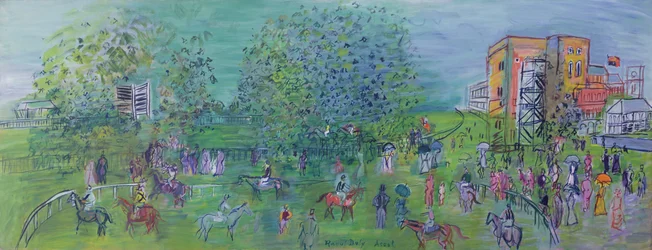 Ascot, ca. 1930 (olje på lerret)