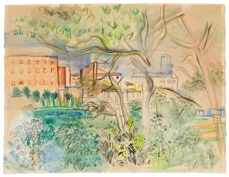 Caldas de Montbuy (akvarell og gouache på papir)