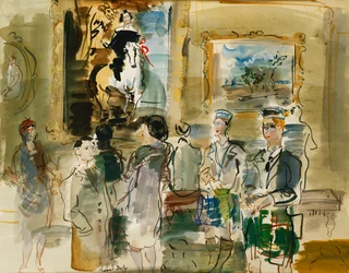 I National Gallery, Edinburgh; Dans la Galerie Nationale, Edimbourg