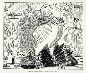 Slutten på den store krigen, fra Den tredje republikks historie, bind I, Politisk historie, utgitt 1933 (litografi)