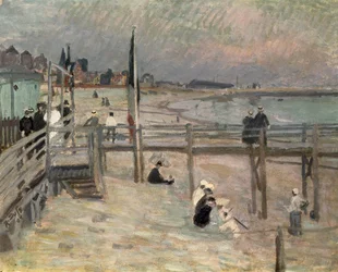 På stranden ved Sainte-Adresse