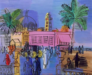 Kasinoet på kaien, Nice, ca. 1926 (olje på lerret)