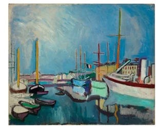 Havnen i Le Havre, ca. 1905–1906 (olje på lerret)