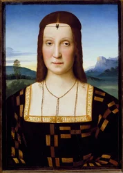 Portrett av Elisabetta Gonzaga, ca. 1504-1505 (olje på tre)