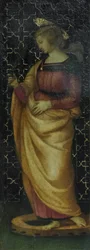 Den hellige Katarina av Alexandria, ca. 1503 (tempera og olje på panel)