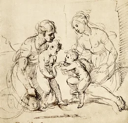Design for den hellige familie fra Canigiani-huset i München
