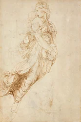 Recto: Study for the Figure of Melpomene, c1500-1520