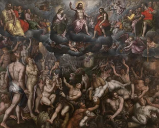 Den siste dommedag, ca. 1588–89 (olje på panel)