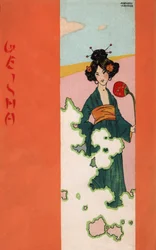 Geisha, ca. 1900 (illustrasjon)