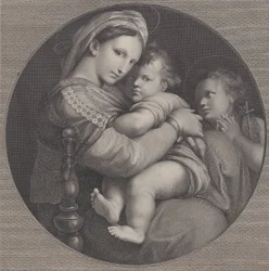 Madonna av stolen Madonna della Seggiola, 1793.