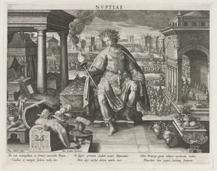 Nuptiae som personifisering av ekteskapet Nvptiae (tittel på objekt) Hovedaktiviteter til en prins (serietittel) Schema, seu speculum principum (serietittel)