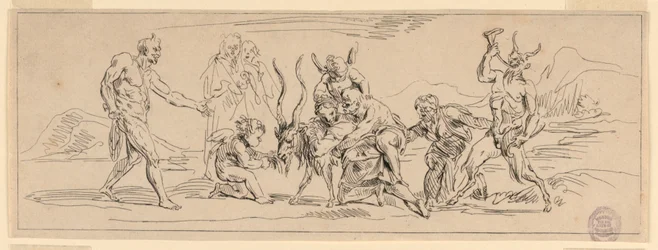 Bacchanalia med en geit