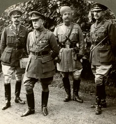 Sir John French, øverstkommanderende for BEF, Frankrike, første verdenskrig, 1914-1915.