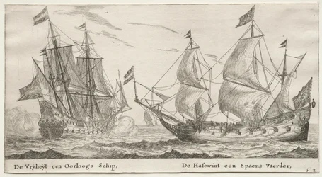 Ships of Amsterdam: The Freedom, a Man-of-War. Ulvehunden, et spansk fartøy.