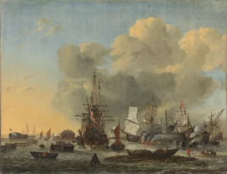 Tetting av skip ved Bothuisje, Amsterdam