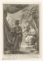 Allegori om det arabiske imperiet Arabernes samtidshistorie, tredje del (tittel på objekt) Tittelside for: S.n., Hedendagche historie eller Fortsettelsen av den generelle historie, 1764