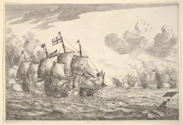 Sjøslag, 1600-tallet.