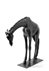 Stor giraff med senket hode, modellert 1909-10, støpt før 1913 (bronse) (se også 3084917-43)