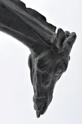 Stor giraff med senket hode, modellert 1909-10, støpt før 1913 (bronse) (se også 3084917-43)