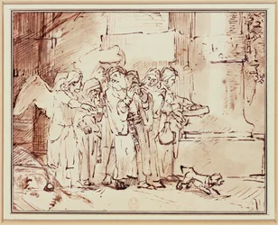 Abraham besøkt av engelen ...