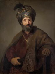 Mann i orientalsk kostyme, ca. 1635 (olje på lerret)