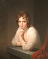 Jente ved et vindu (Rosalba Peale)