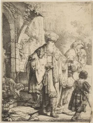 Abraham kaster Hagar og Ismael ut, 1637.