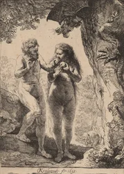 Adam og Eva, 1638.