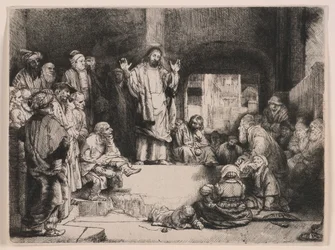 Christ Preaching (Den lille graven)