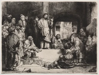 Kristus forkynner den lille graven, ca. 1657.