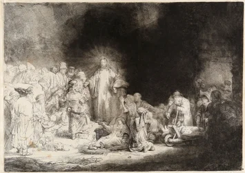 Kristus helbreder de syke The Hundred Guilder Print