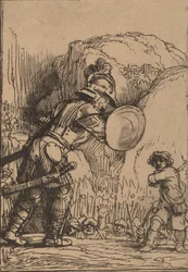 David og Goliat, 1655.