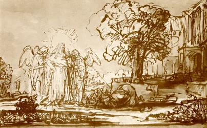 Gud Faderen vises Abraham