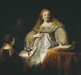 Judith ved banketten i Holofernes, 1634