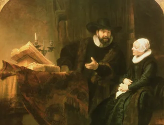 Portrett av Cornelius Anslo og hans kone, 1641