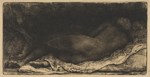 Liggende naken kvinne, 1658.