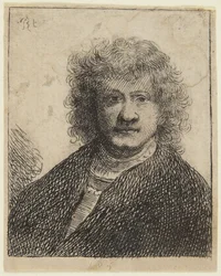Rembrandt med bred nese