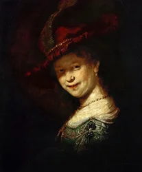 Saskia van Uylenburgh som jente, 1633.